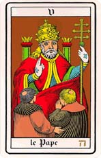 tarot el papa